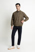 The Olive Regular Fit Suede Jacket